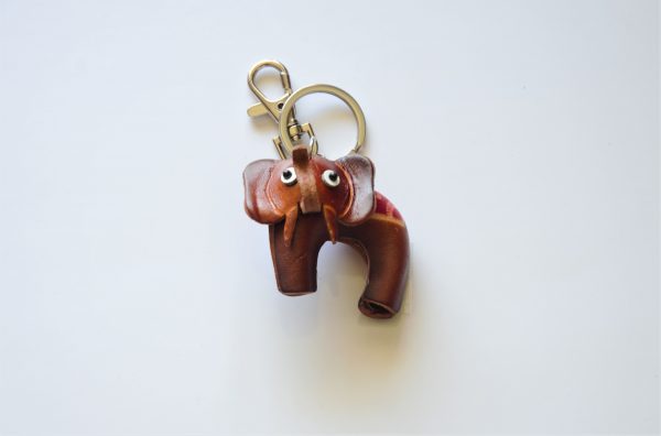Genuine Leather Keychain - (K2019-A352)